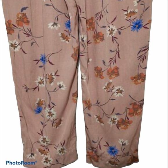 Jessica Simpson Floral Ankle Pant Small - Picture 3 of 7
